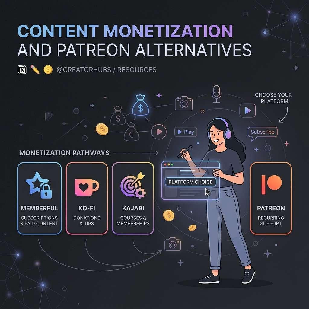 5 Best Content Monetization Platforms Like Patreon in 2026