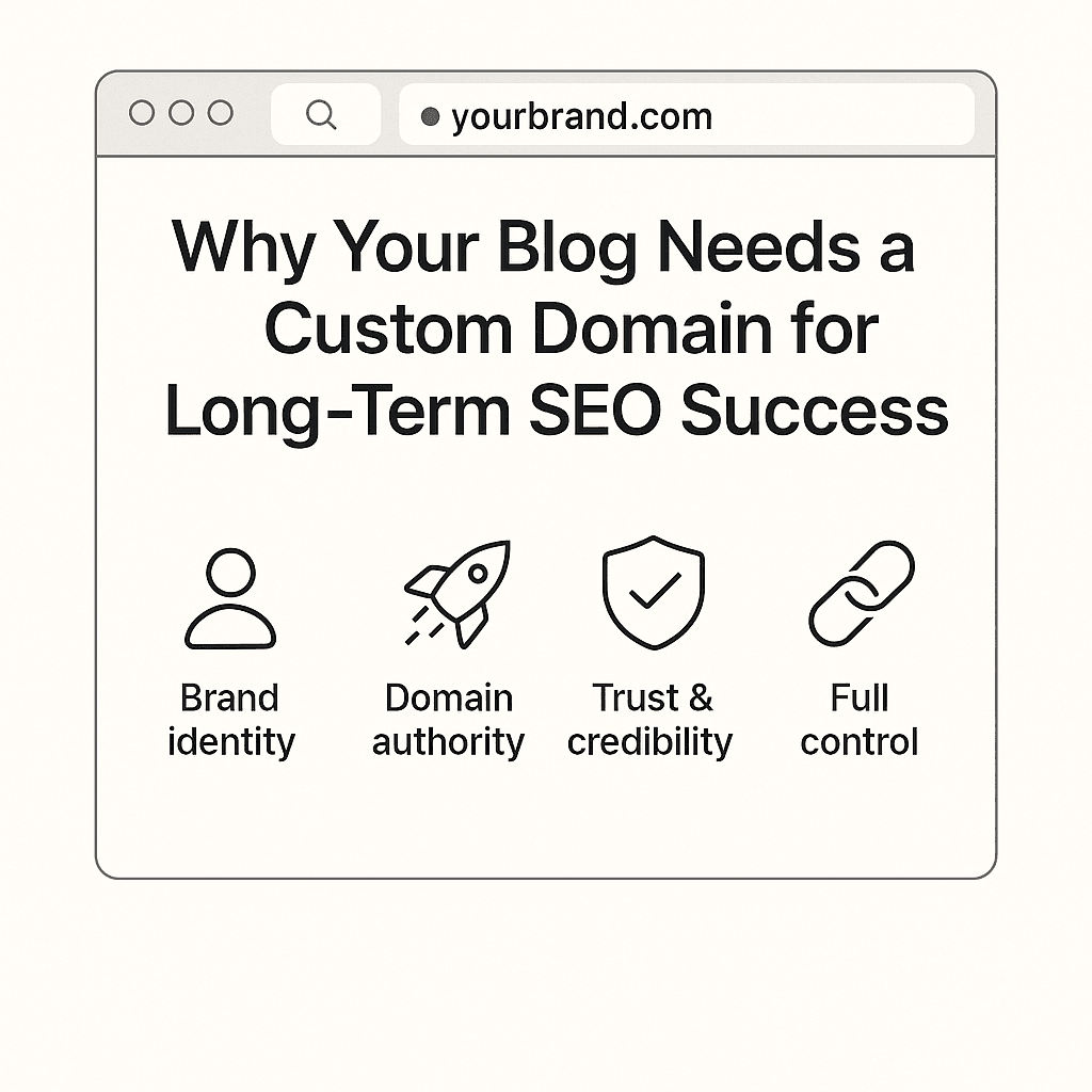 Why Your Blog Needs a Custom Domain for Long-Term SEO Success
