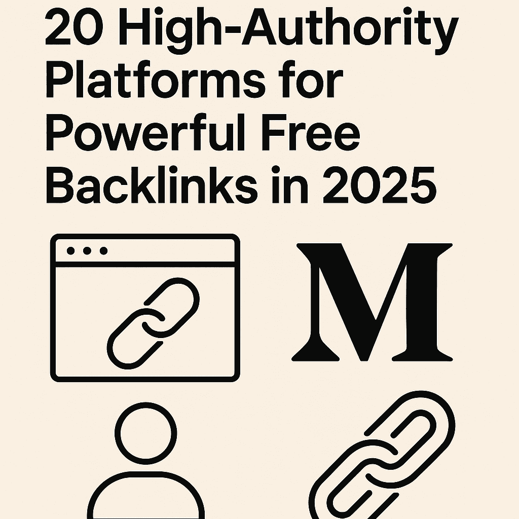 20 High-Authority Platforms for Powerful Free Backlinks in 2025