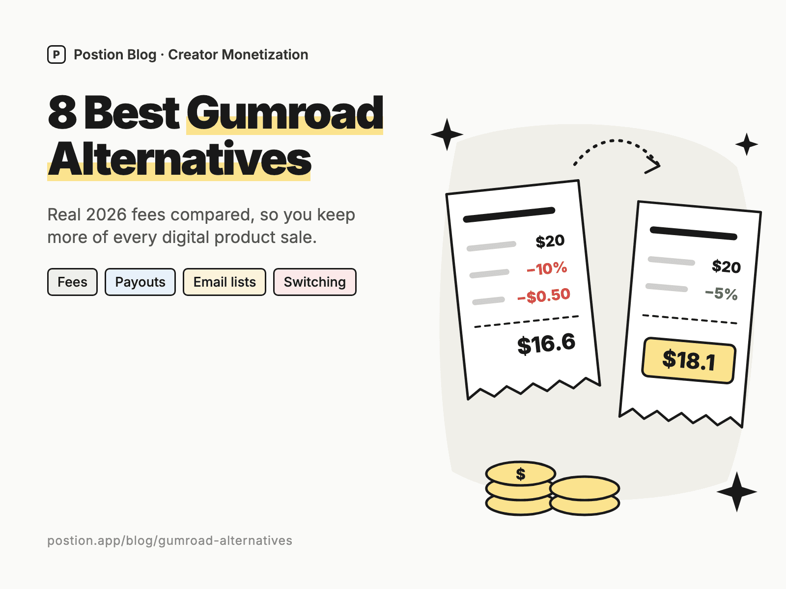 8 Best Gumroad Alternatives in 2026 (Lower Fees, Compared)