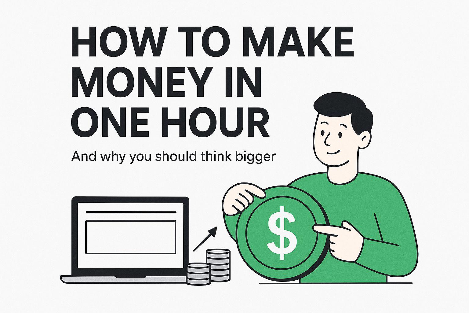 How to Make Money in One Hour (And Why You Should Think Bigger)
