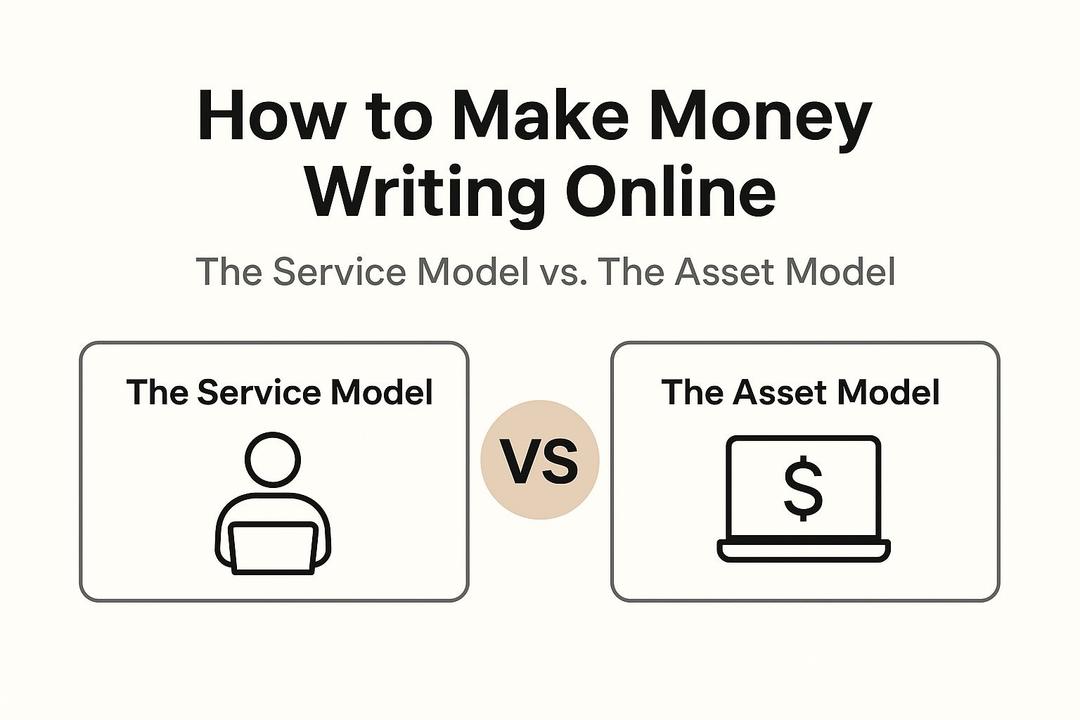 How to Make Money Writing Online: The Service Model vs. The Asset Model