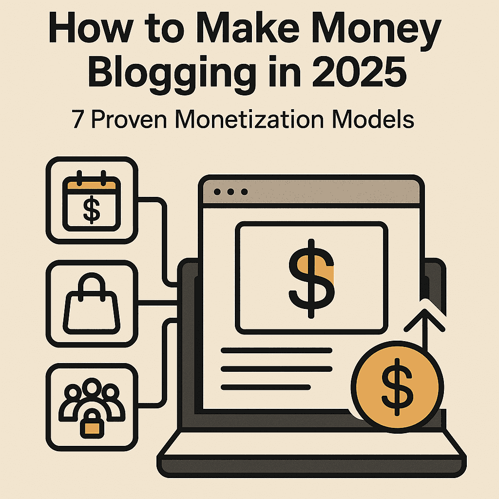 How to Make Money Blogging in 2025: 7 Proven Monetization Models