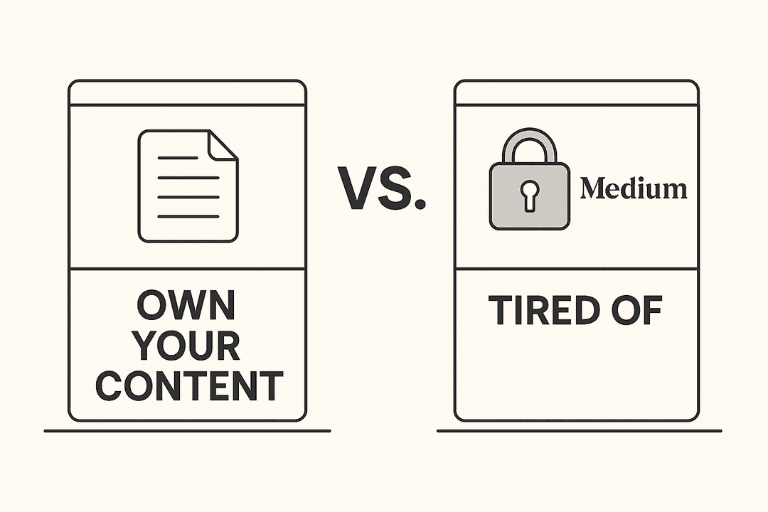 Tired of Medium's Paywall? Why Owning Your Content is a Smarter Move