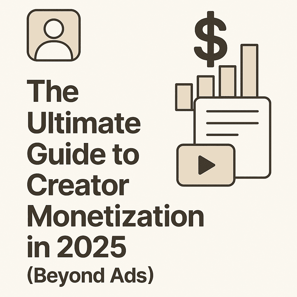 The Ultimate Guide to Creator Monetization in 2025 (Beyond Ads)