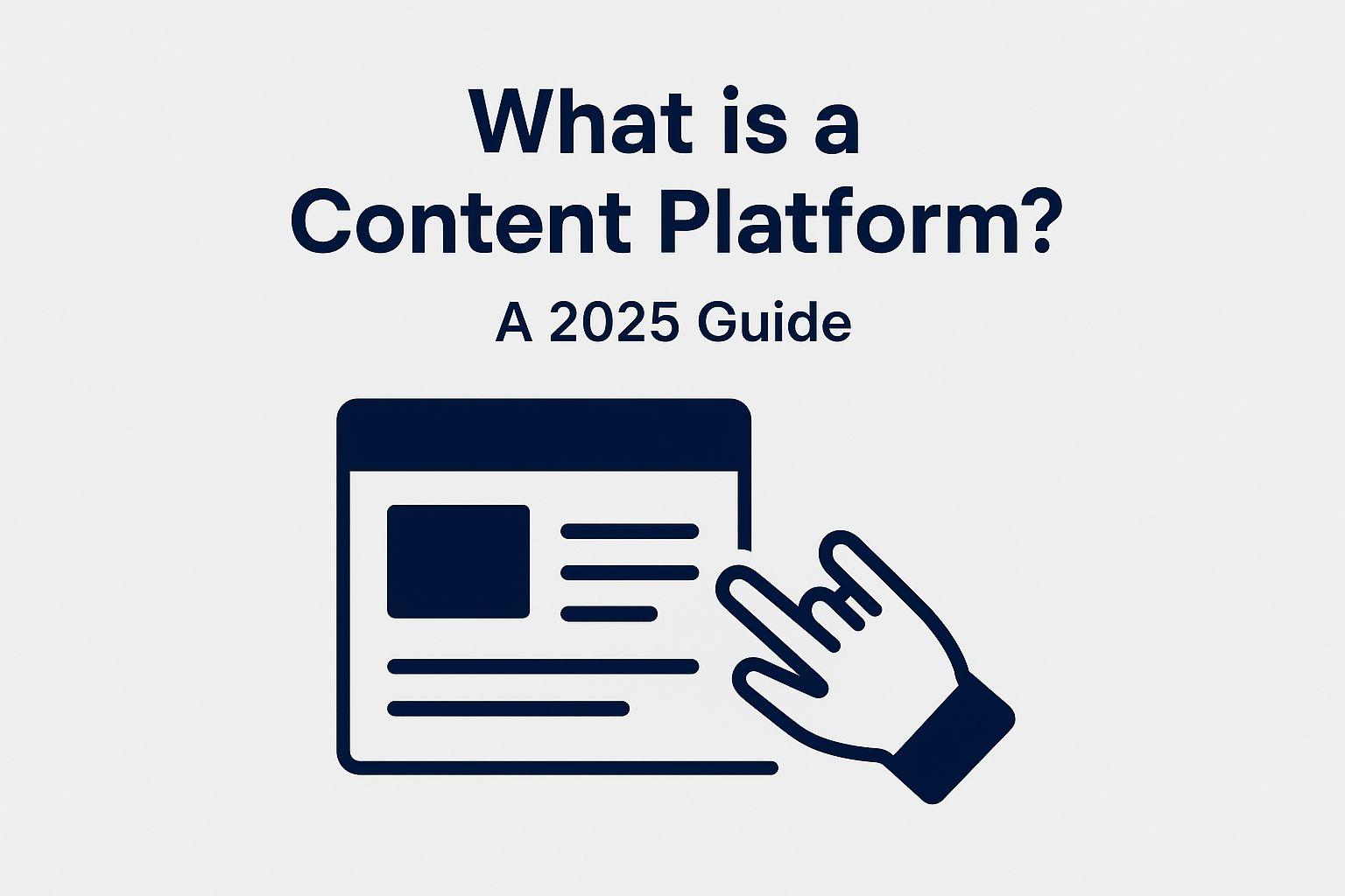 What is a Content Platform? (And Why It's More Than Just a Blog)