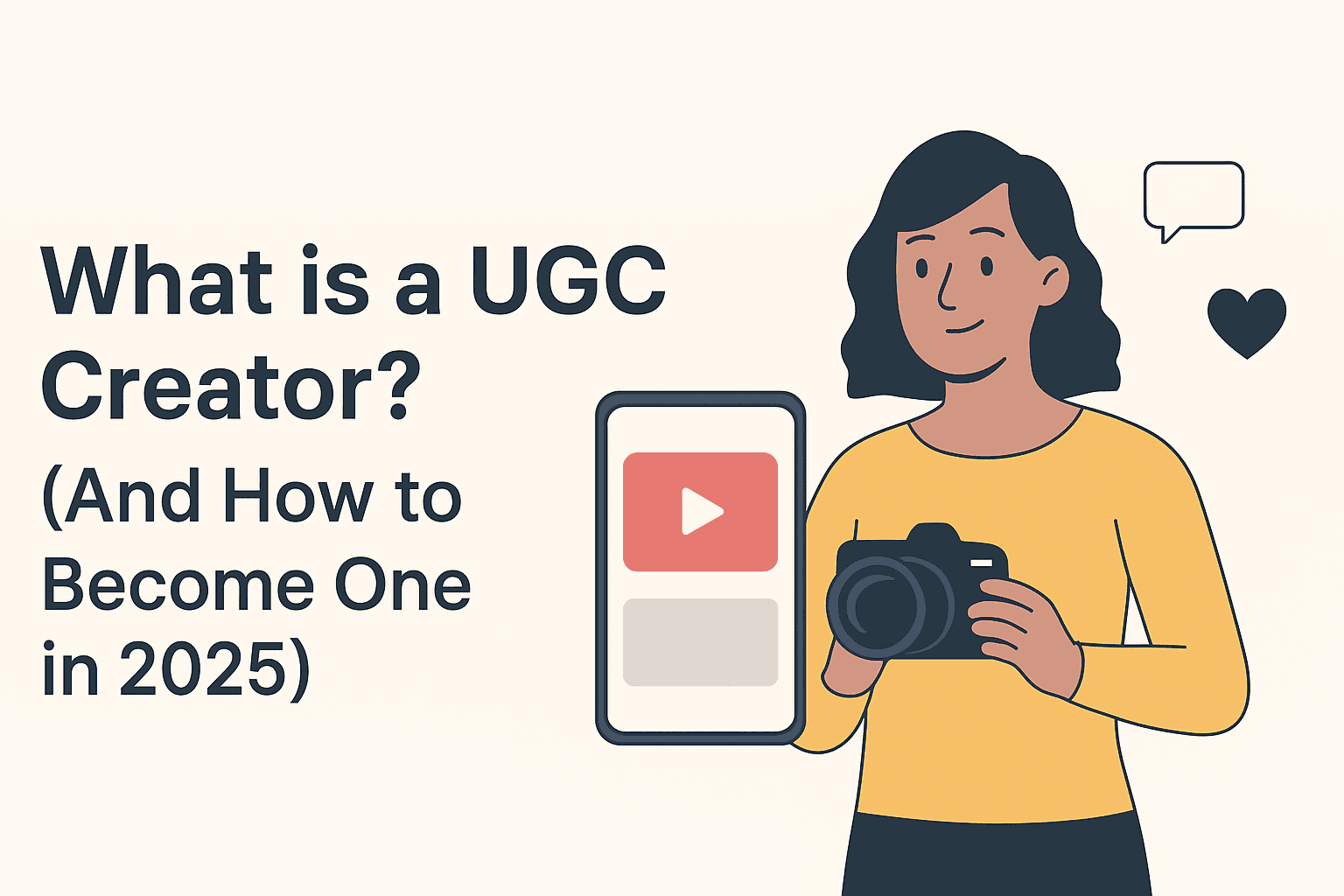 What is a UGC Creator? (And How to Become One in 2025)