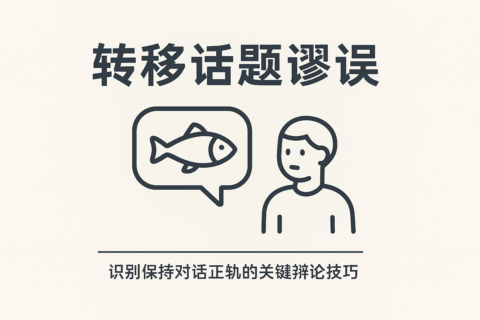 如何识别并破解生活中的“转移话题”逻辑谬误