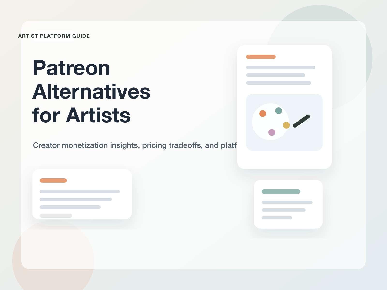 Patreon Alternatives for Artists: 5 Best Options in 2026