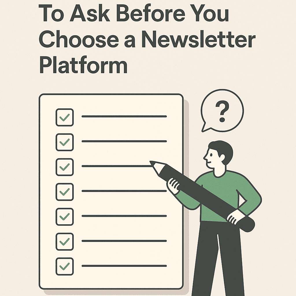 Faq In Newsletter How to Choose a Newsletter Platform: 10 Critical Questions to Ask