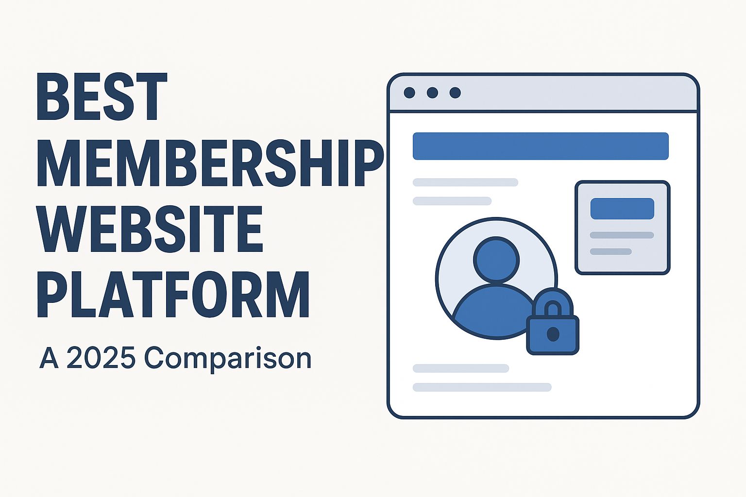Platform Membership What is the Best Membership Website Platform? (A 2026 Comparison)